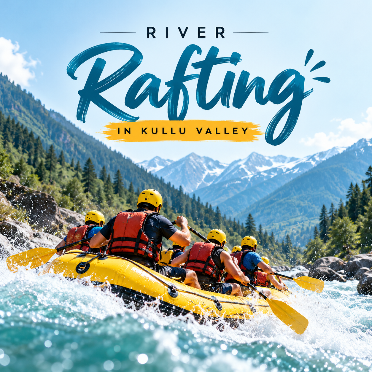 River Rafting in Kullu Valley